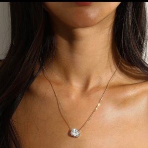 MELINDA MARIA “HELLO GORGEOUS” NECKLACE GOLD